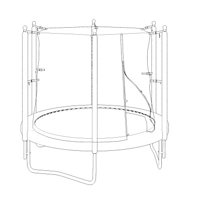 Батут UNIX Line Simple 8 ft Color (inside)