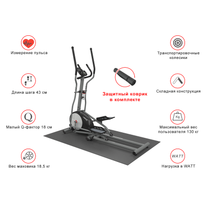 Эллиптический тренажер UNIX Fit SL-430E