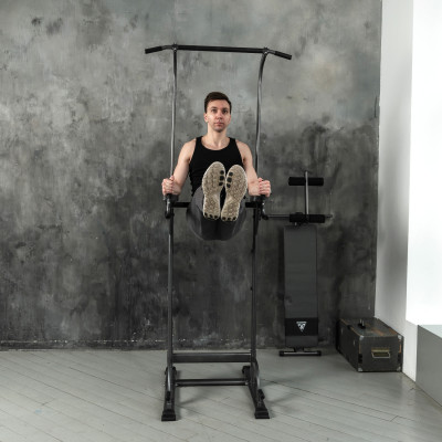 Турник-брусья DFC G-series с прямой скамьей с валиками