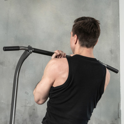 Турник-брусья DFC G-series с прямой скамьей с валиками