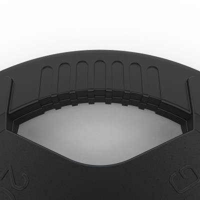 Диск обрезиненный с хватом DFC 20 кг / диаметр 51 мм