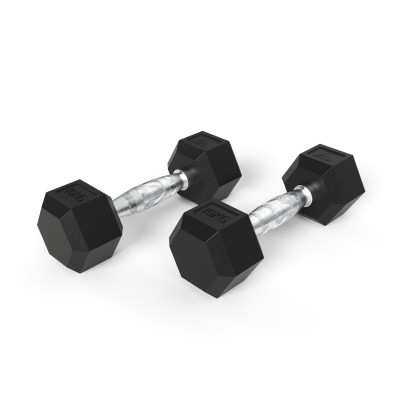 Гантели DFC Гексагональные, 2 шт. по 10 кг