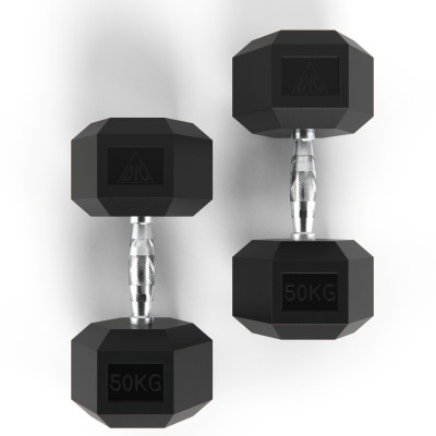 Гантели DFC Гексагональные, 2 шт. по 50 кг