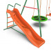 Детский комплекс DFC MULTIPLAY качели: верёвочные, для малышей, гнездо; горка