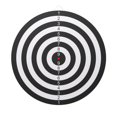 Дартс DFC PRINT двусторонний 45 см, 6 дротиков