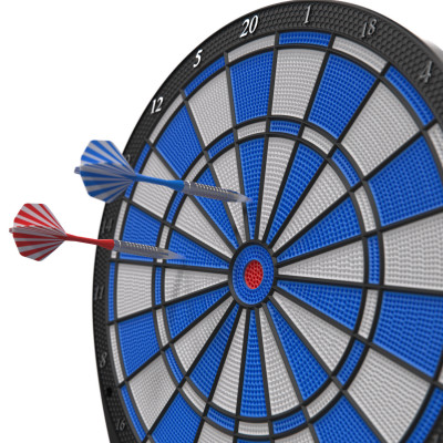 Электронный дартс DFC BLUEBOARD, 6 дротиков