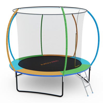 Батут с сеткой DFC A.KOU KIDS 10ft с лестницей Батут с сеткой DFC A.KOU KIDS 10ft с лестницей