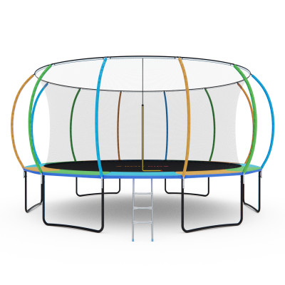 Батут с сеткой DFC A.KOU KIDS 16ft с лестницей (2 короба)