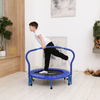 Батут с поручнем DFC Gardenature 36'' синий