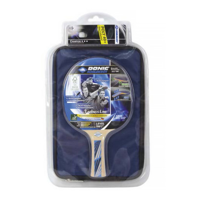 Набор DONIC LEGENDS 700  (1 ракетка, 3 мяча Champion 3* 40+, чехол)