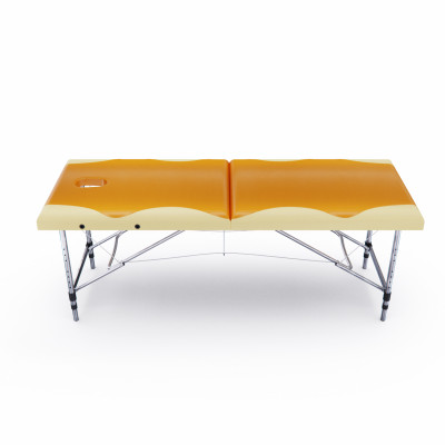 Массажный стол DFC NIRVANA Elegant PREMIUM, цвет оранжево-бежевый