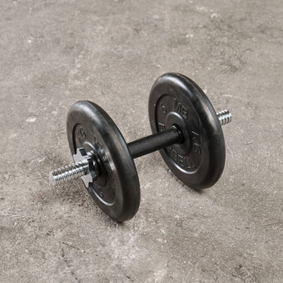 Гриф гантельный с обрезиненной ручкой 350 мм / диаметр 26 мм