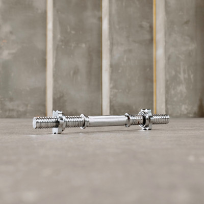 Гриф гантельный (хромированный) 400 мм / диаметр 30 мм