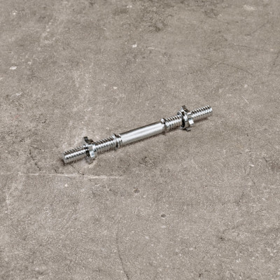 Гриф гантельный (хромированный) 400 мм / диаметр 30 мм