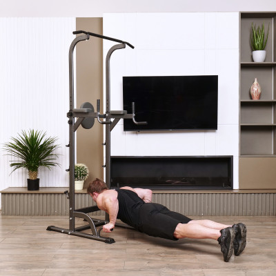 Турник-брусья DFC G-series с прямой скамьей