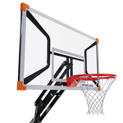 Баскетбольная мобильная стойка DFC SPORTSOUL, 137 х 84 x 0.3 см
