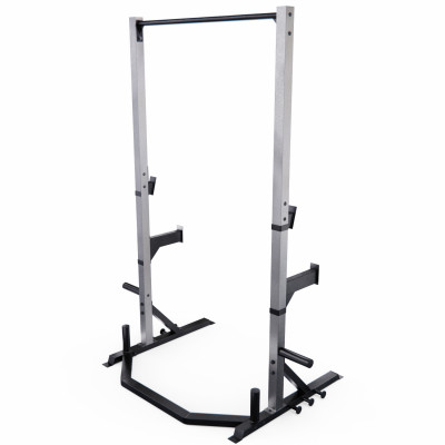 Силовая стойка для приседаний со штангой DFC CAP , серая