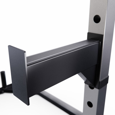 Силовая стойка для приседаний со штангой DFC CAP , серая