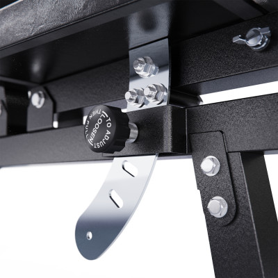 Скамья для жима DFC Sperax со сгибателем / разгибателем для ног