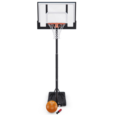 Мобильная баскетбольная стойка DFC KID S, 72 х 49 см, с мячом и насосом