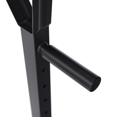 Стойка для штанги с подстраховкой DFC Y-GYM TF-63, с упорами для отжиманий