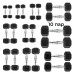Гантельный ряд DFC от 1 кг до 10 кг
