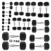 Гантельный ряд DFC от 1 кг до 15 кг