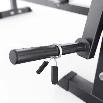 Скамья со стойками под штангу DFC GYRONETICS GN008 с партой для бицепса