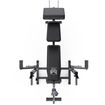 Скамья со стойками под штангу DFC GYRONETICS GN008 с партой для бицепса