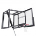 Баскетбольный щит DFC со съёмным регулятором высоты, поликарбонат 2 мм, 110 х 70 см