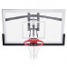 Баскетбольный щит DFC со съёмным регулятором высоты, стекло 12 мм, 180 х 105 см