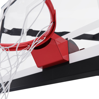 Баскетбольный щит DFC со съёмным регулятором высоты, стекло 12 мм, 180 х 105 см
