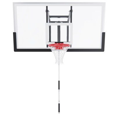 Баскетбольный щит DFC со съёмным регулятором высоты, стекло 8 мм, 152 х 80 см