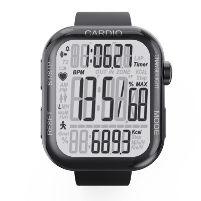 Нагрудный кардиодатчик + часы - монитор DFC W585C (комплект)