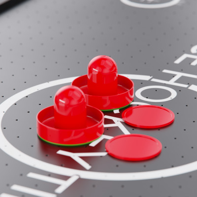 Игровой стол - аэрохоккей DFC ASTER 136 х 68 см, складной