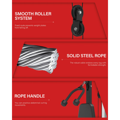 Тренажер сведение/разведение рук, верхняя тяга DFC D2042A