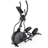 Электромагнитный эллиптический тренажёр DFC Westinghouse 13Y, черный, с изменяемым углом наклона