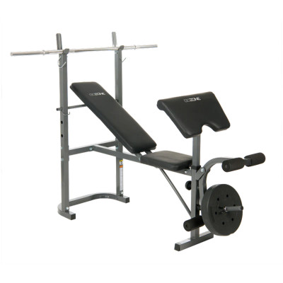 Скамья под штангу с опциями DFC GOZONE GZE-2201 со штангой и дисками в комплекте