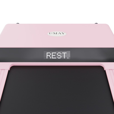 Компактная беговая дорожка DFC UMAY, розовая