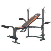Скамья со стойками под штангу с опциями DFC D124 Скамья со стойками под штангу с опциями DFC D124