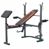Скамья со стойками под штангу с опциями DFC D125