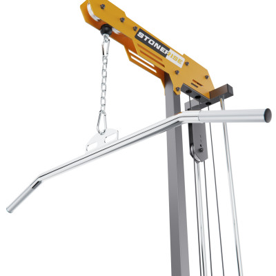 Тренажер тяга сверху/снизу STONERISE D2017H, свободные веса, стек 80 кг