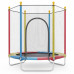 Батут каркасный DFC цветной 137 см с защитной сеткой