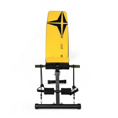 Скамья универсальная с эспандерами DFC D008Y