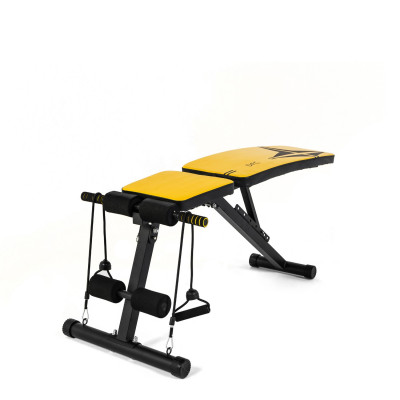 Скамья универсальная с эспандерами DFC D008Y