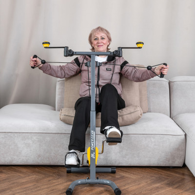 Велотренажер двойной DFC B810Y DUAL BIKE MAXI