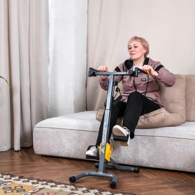 Велотренажер двойной DFC B810Y DUAL BIKE MAXI