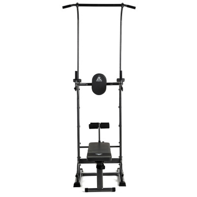 Турник-брусья DFC G-series с прямой скамьей с валиками