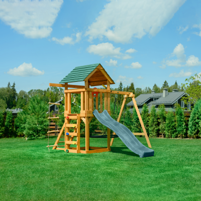 Детский игровой комплекс UNIX Line (6 in 1) Dark Green