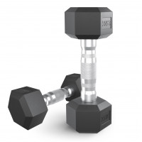 Гантель гексагональная UNIX Fit обрезиненная 2,5 кг / шт.